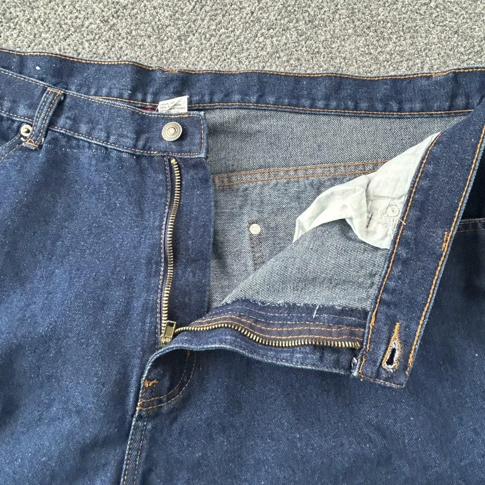 OLICO Shorts Mens 40 Blue Denim Jean‎ Relaxed Fit Jort 12 Inseam Carpenter Baggy